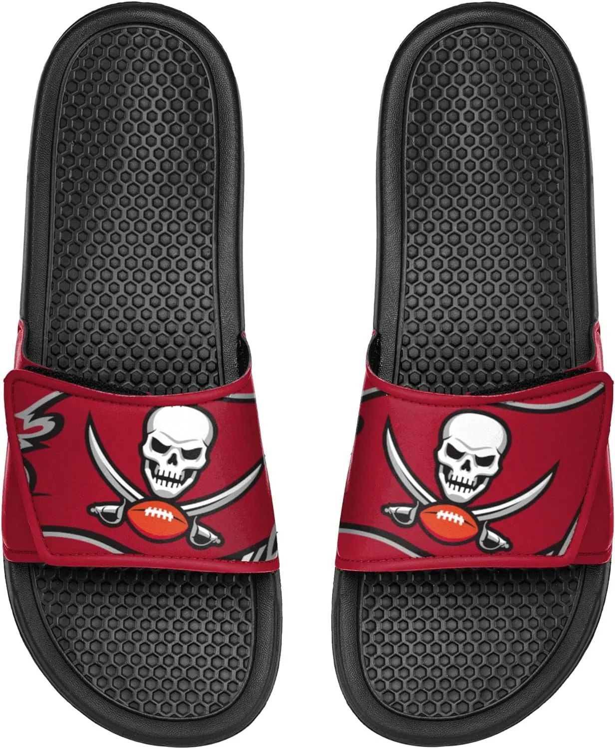 FOCO Men's NFL Team Logo Shower Sport Slide Flip Flop Sandals