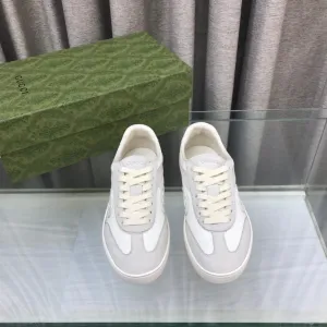 Functional design Gucci GRAY LIGHT Time-saving SNEAKER GG SUEDE G INTERLOCKING