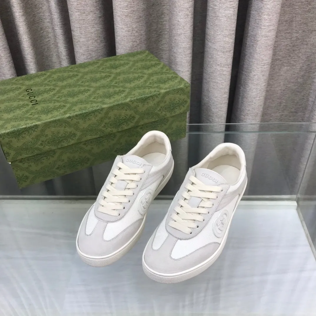 Functional design Gucci GRAY LIGHT Time-saving SNEAKER GG SUEDE G INTERLOCKING