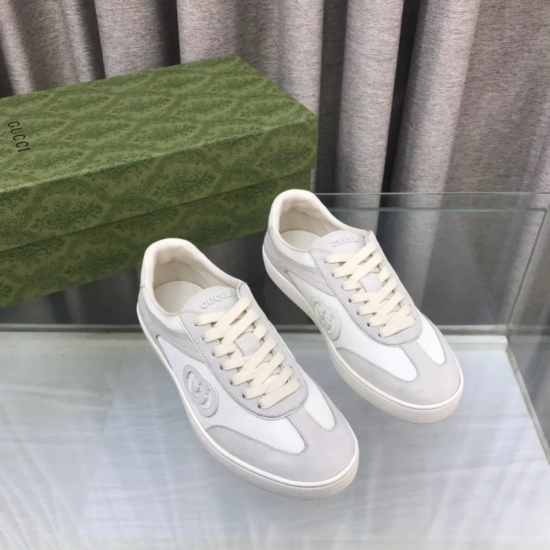 Functional design Gucci GRAY LIGHT Time-saving SNEAKER GG SUEDE G INTERLOCKING