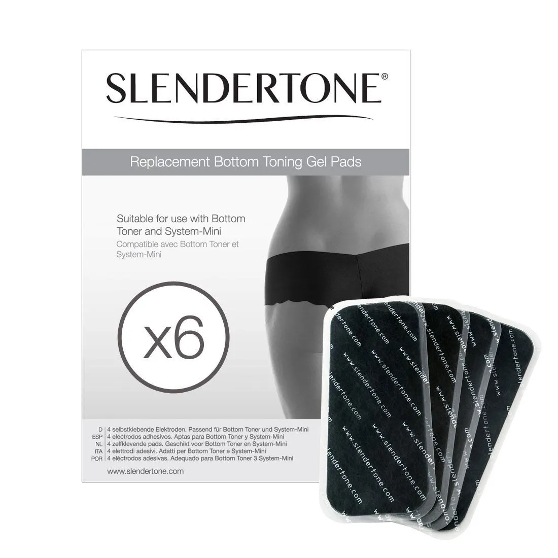 Gel-Pads für Po-Trainer - 1 Verpackungen