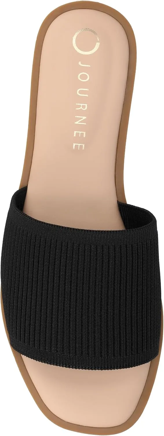 Journee Collection Women's Prisilla Slide Sandal