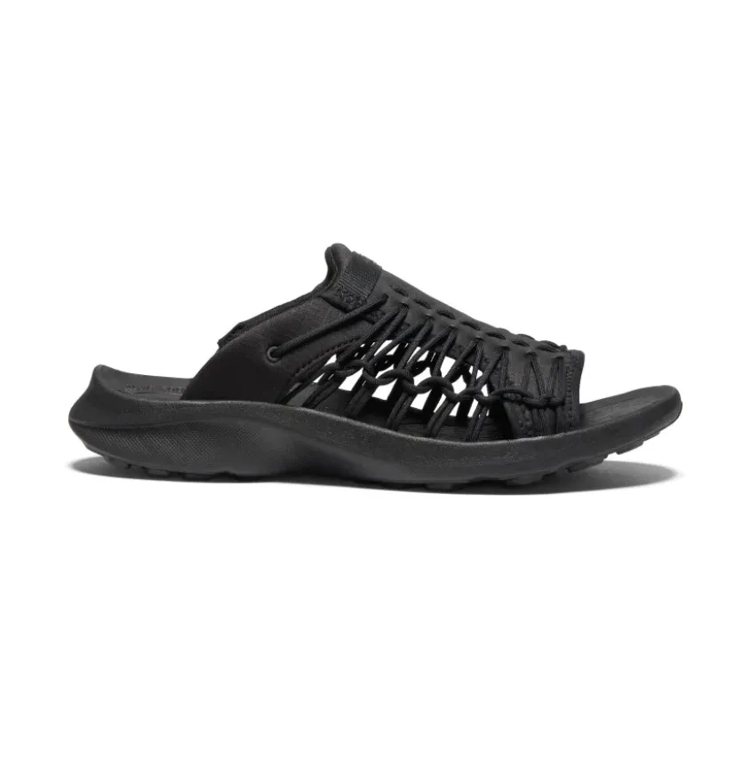 KEEN UNEEK SNK Slide Sandal Black/Black 1024894 Men (LF)