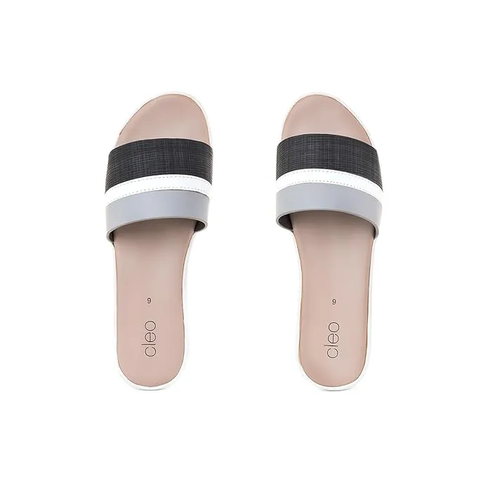 Khadim's Cleo Flat Mule Slide Sandal for Women