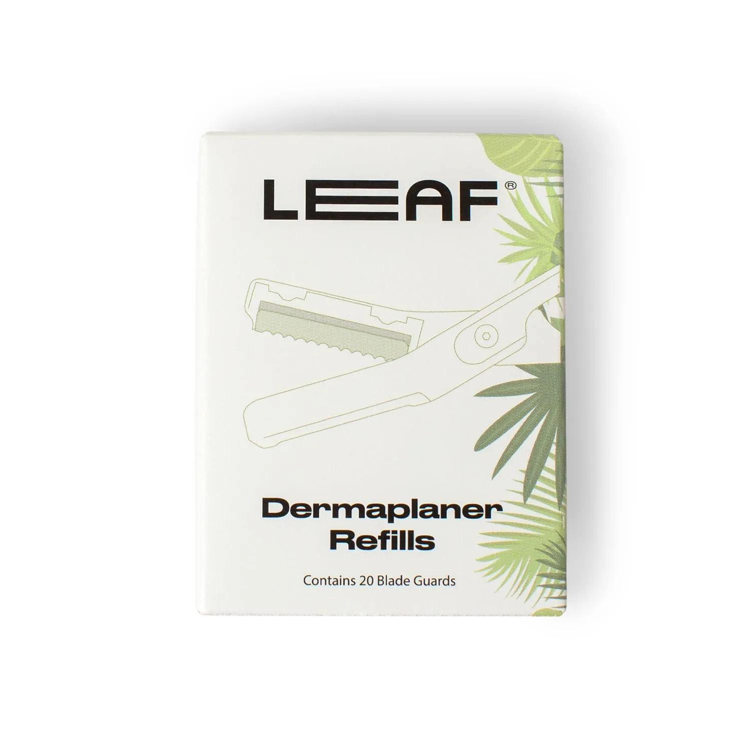 Leaf Shave | Leaf Dermaplaner Blade-Guard Refills - 20-Count Replacement Blade-Guards