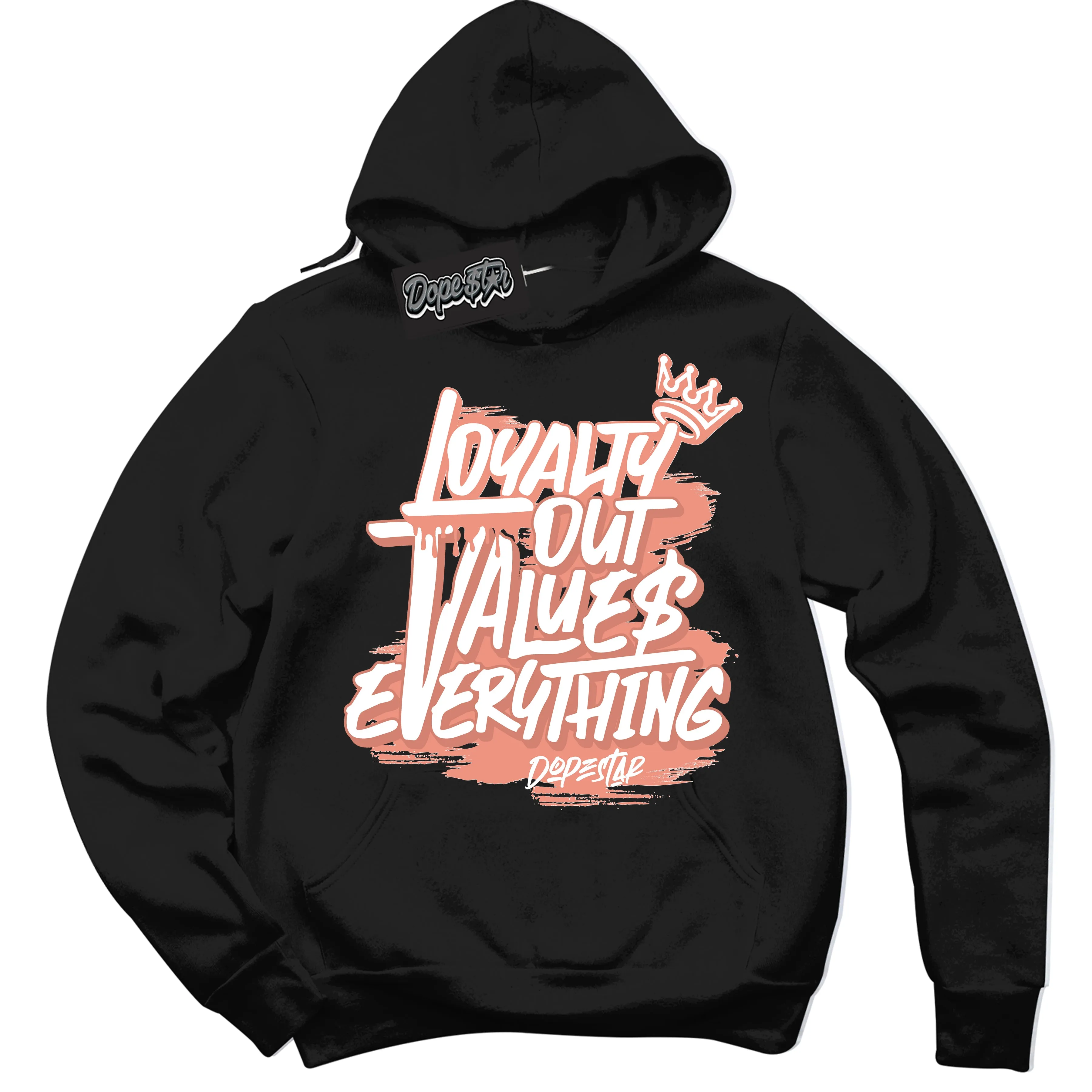 Light Wild Mango Dunk Sneaker Hoodie Loyalty Out Values Everything Graphic