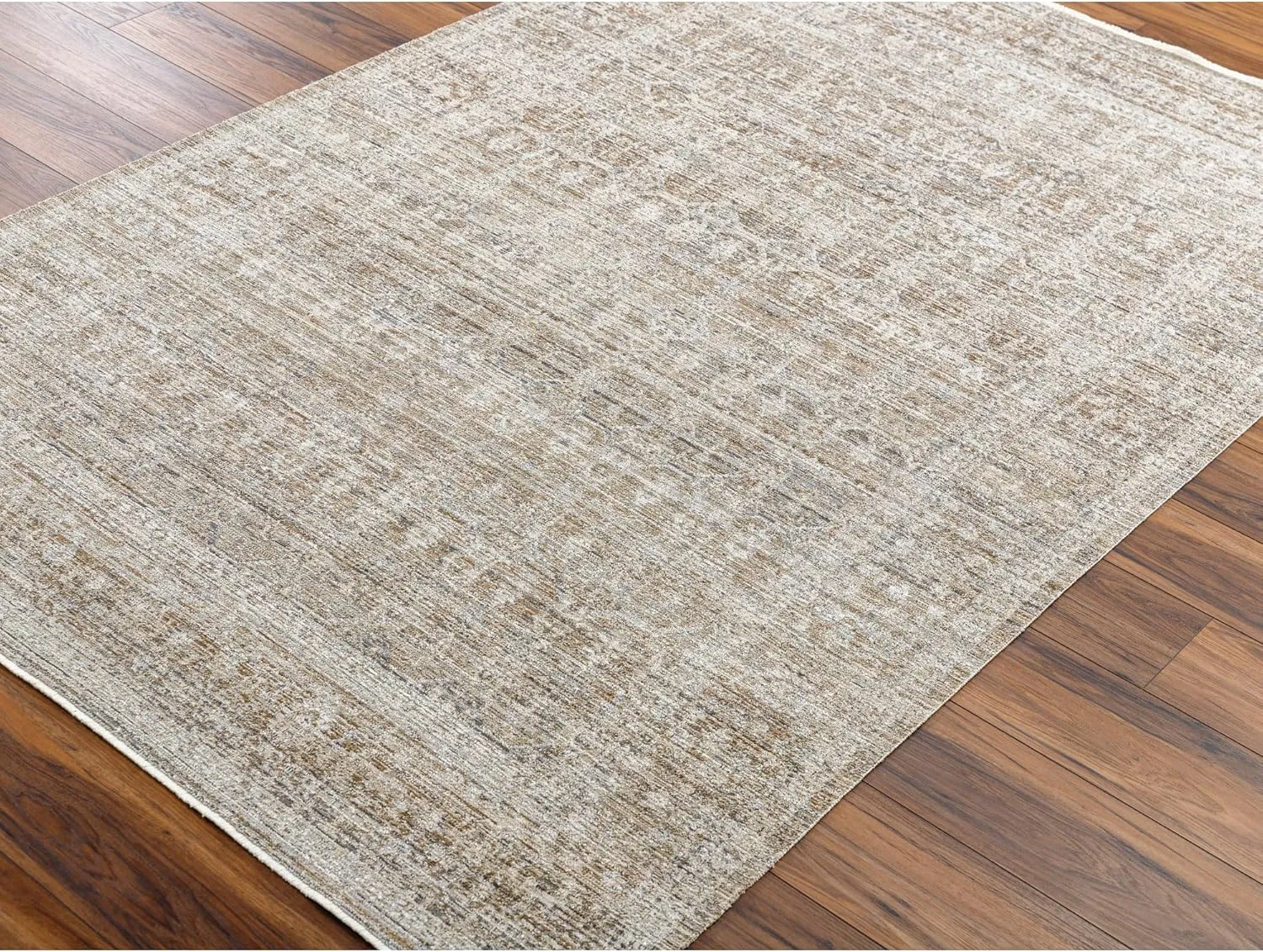 Livabliss x Becki Owens Margaret Washable Outdoor Area Rug, 5'3" x 7'10", Vintage Brown