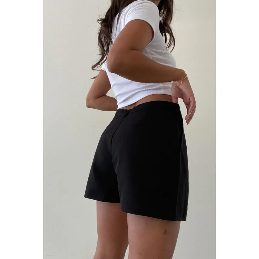 Low Rise Tencel Shorts
