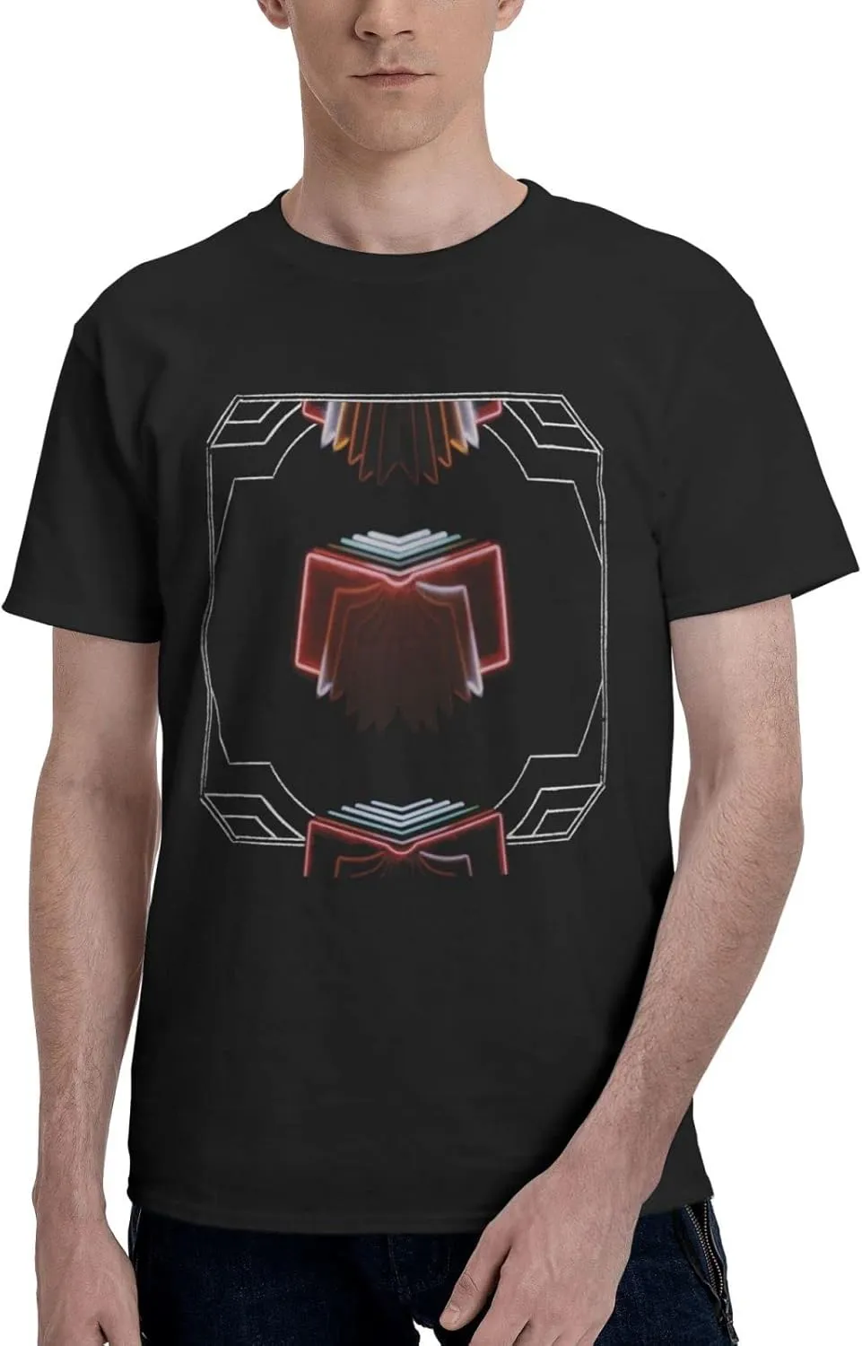 Men Guys T Shirts Crew Neck Short-Sleeve Tee Tops Custom Workwear