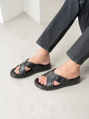 Men "TIROSH" Crossover Casual Slippers