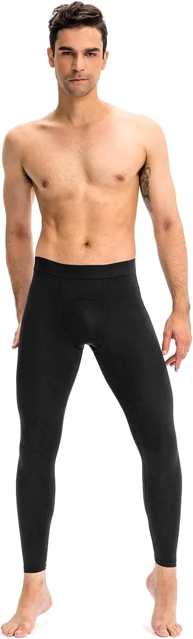 Men's Compression Pants Cool Dry Athletic Workout Leggings Sports Running Active Tights Base Layer