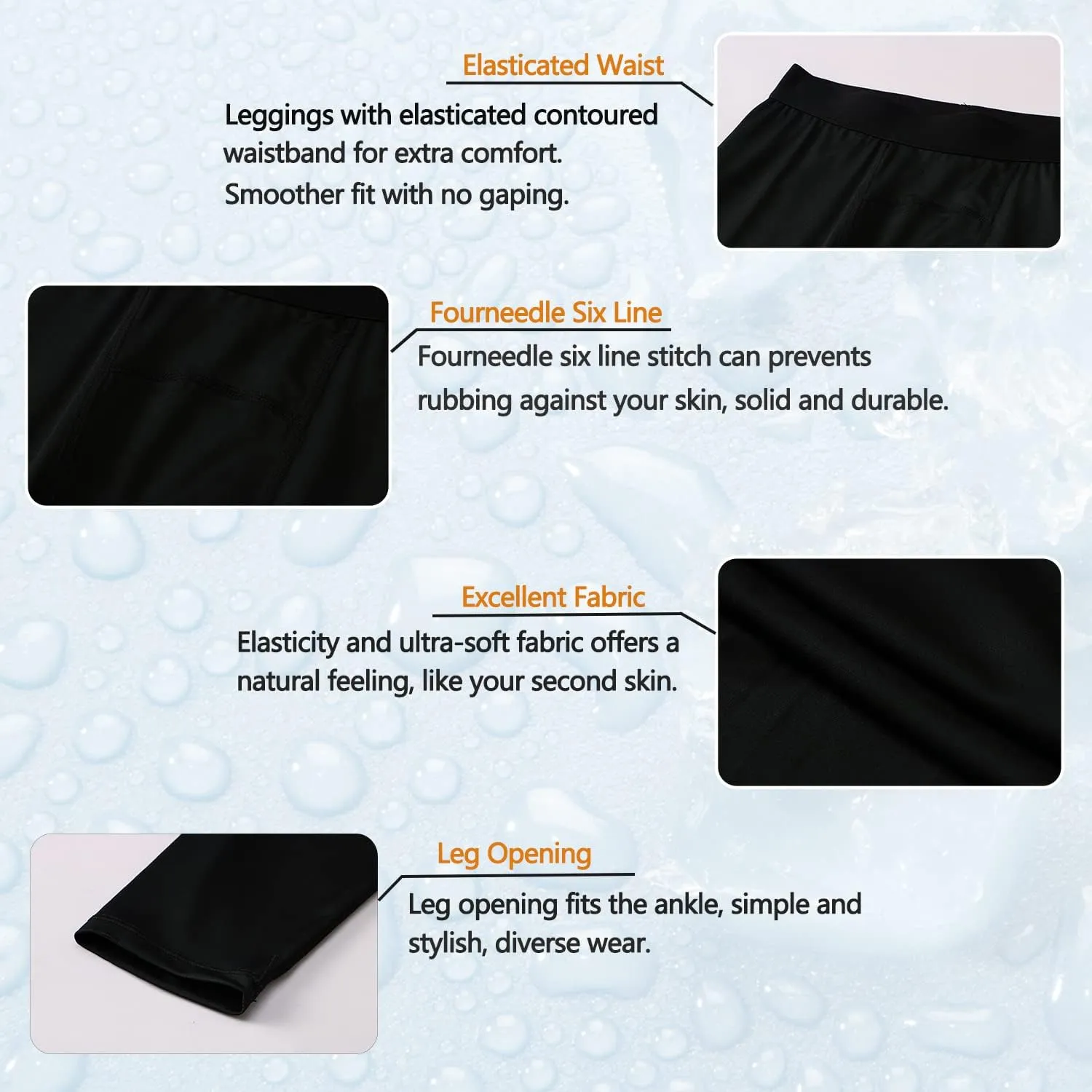 Men's Compression Pants Cool Dry Athletic Workout Leggings Sports Running Active Tights Base Layer