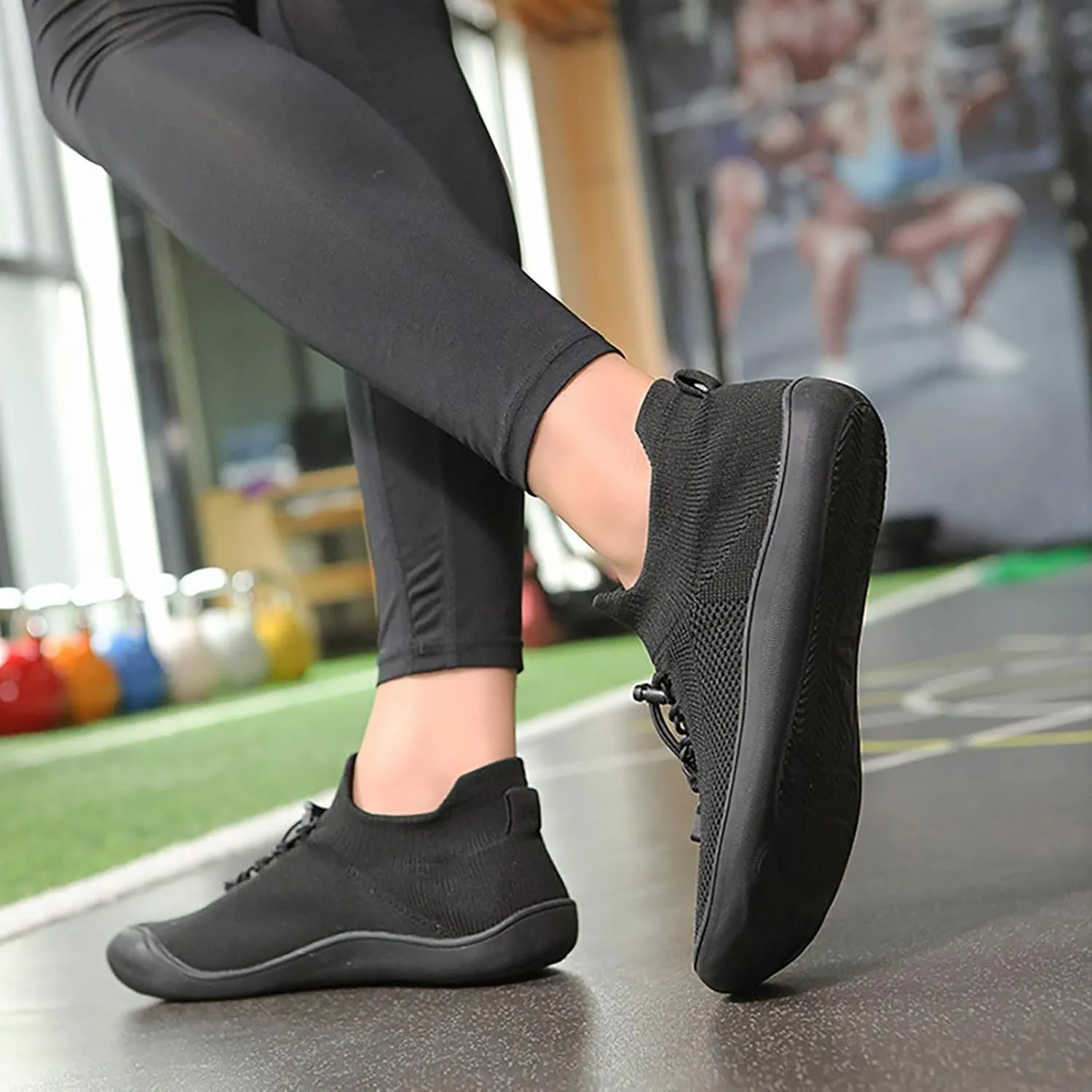 Mens Dress Shoes Casual Oxfords Shoes Knit Lightweight Tennis Shoes Womens Comfort Casual Work Shoes White Platform Sneakers Steel Toe Tennis Shoe Cross Trainer Shoe