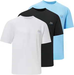 Men’s UPF 50  Short Sleeve Shirt Permanent UV Sun Protection Performance Hiking Fishing T-Shirts