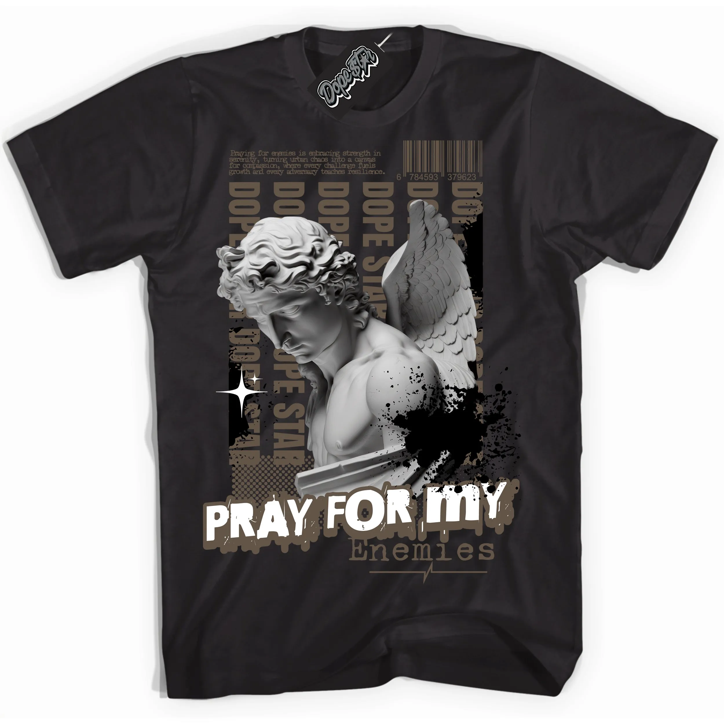 Mocha Palomino 1s Sneaker Shirt Pray Enemies Graphic