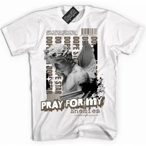 Mocha Palomino 1s Sneaker Shirt Pray Enemies Graphic