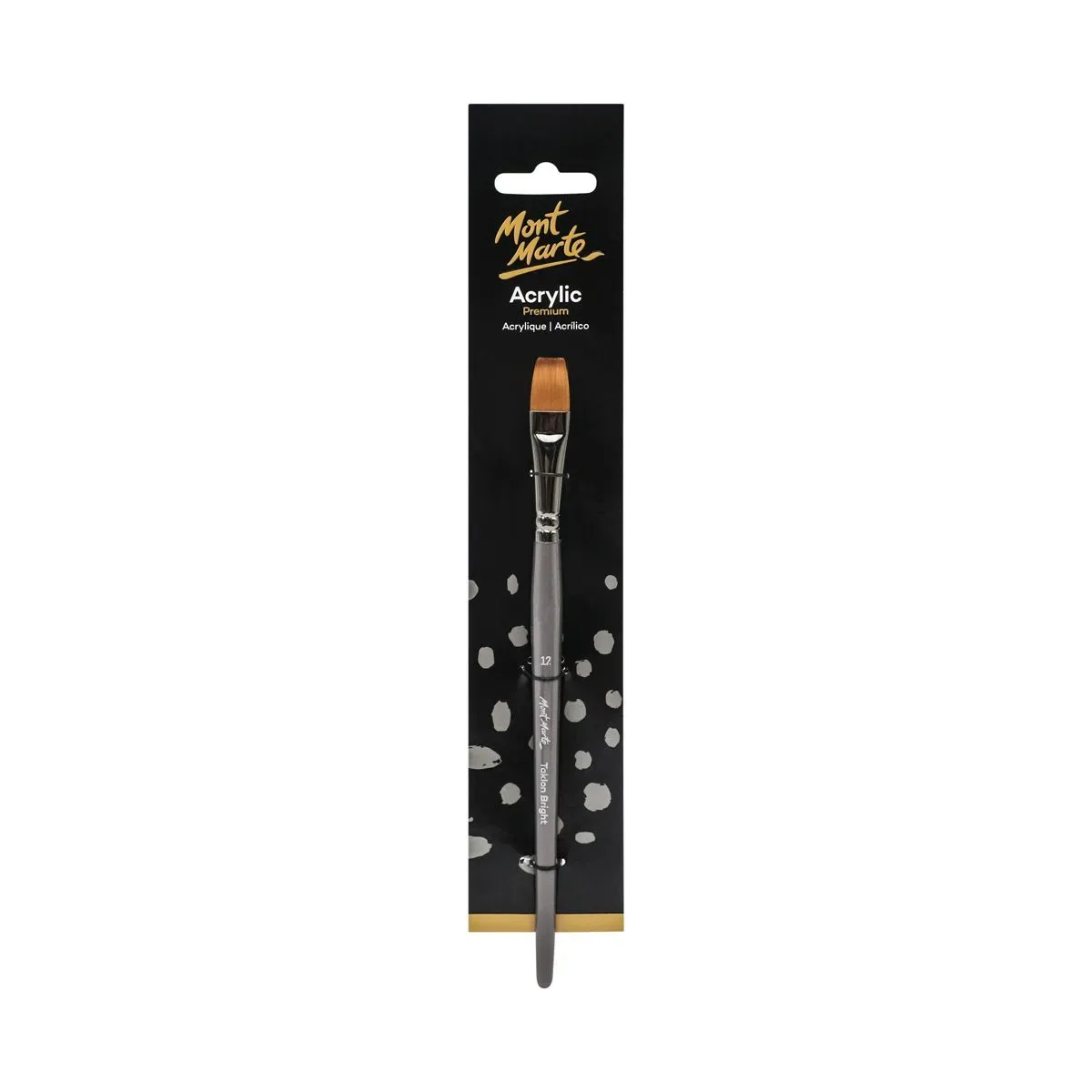 Mont Marte Artist Brush Taklon Short Bright