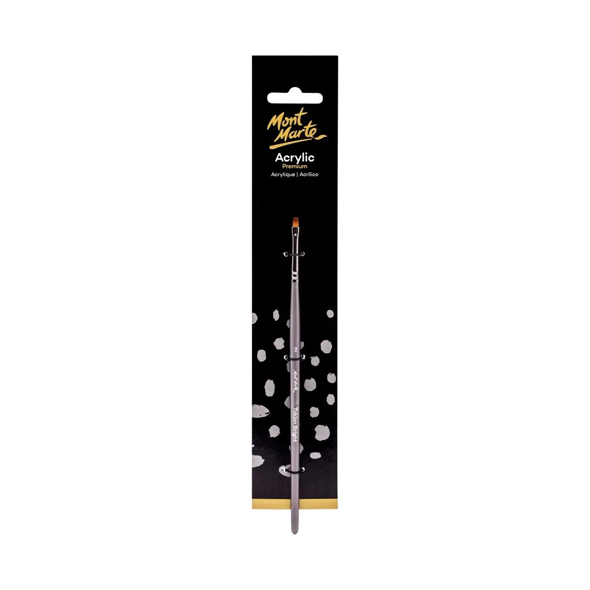Mont Marte Artist Brush Taklon Short Bright