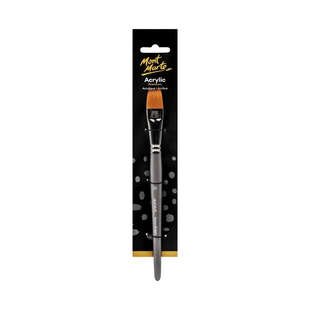 Mont Marte Artist Brush Taklon Short Bright