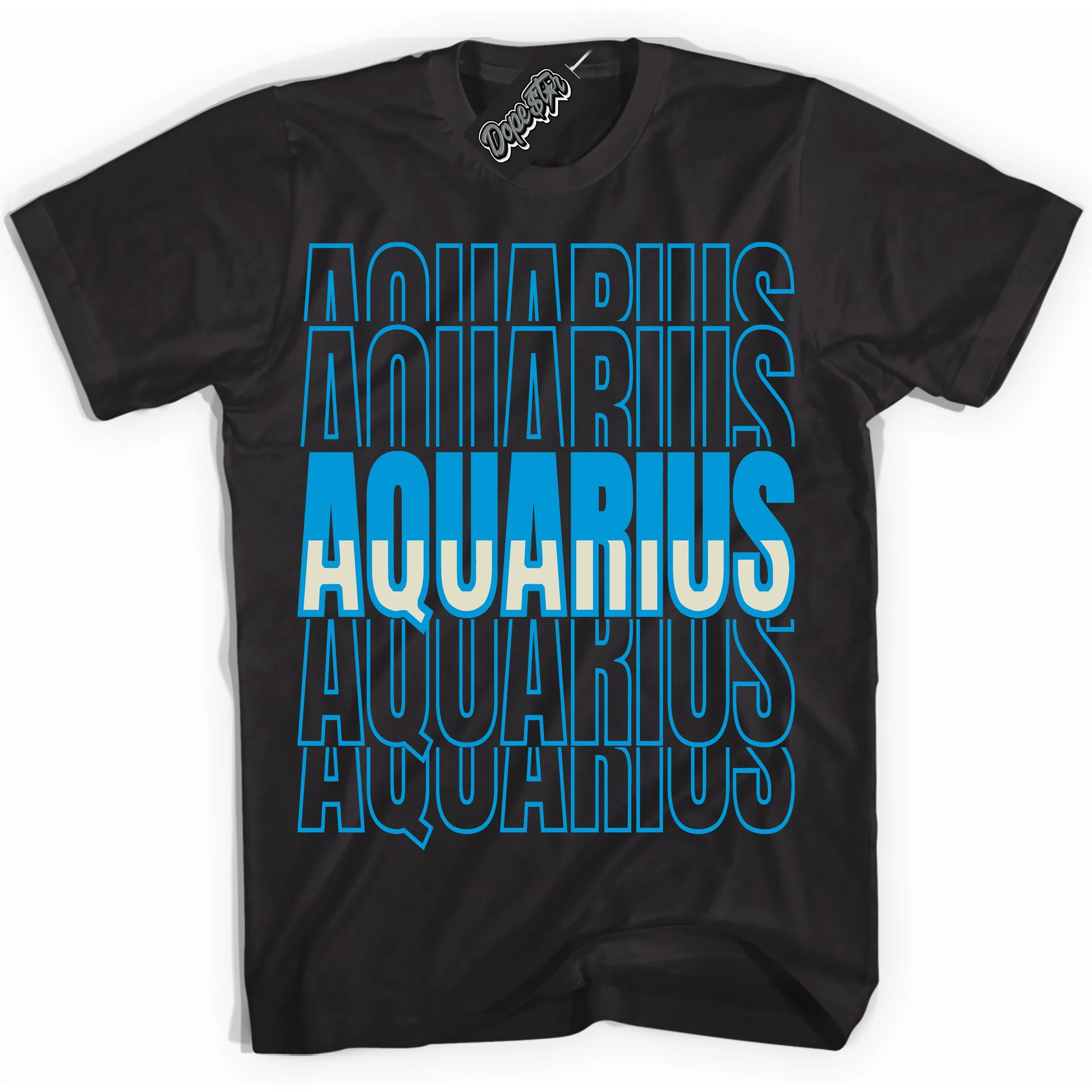 Next Nature Light Khaki Star Blue Dunk Sneaker Shirt Aquarius Graphic