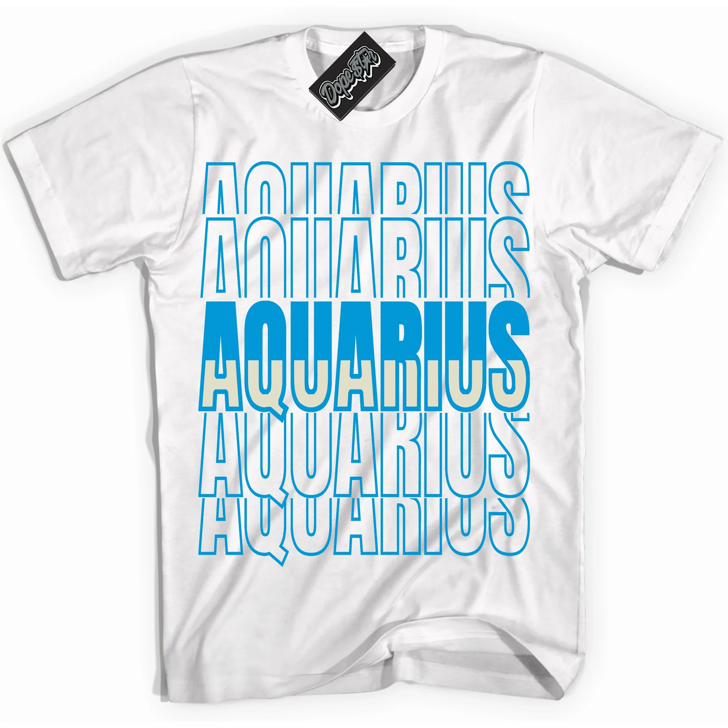 Next Nature Light Khaki Star Blue Dunk Sneaker Shirt Aquarius Graphic