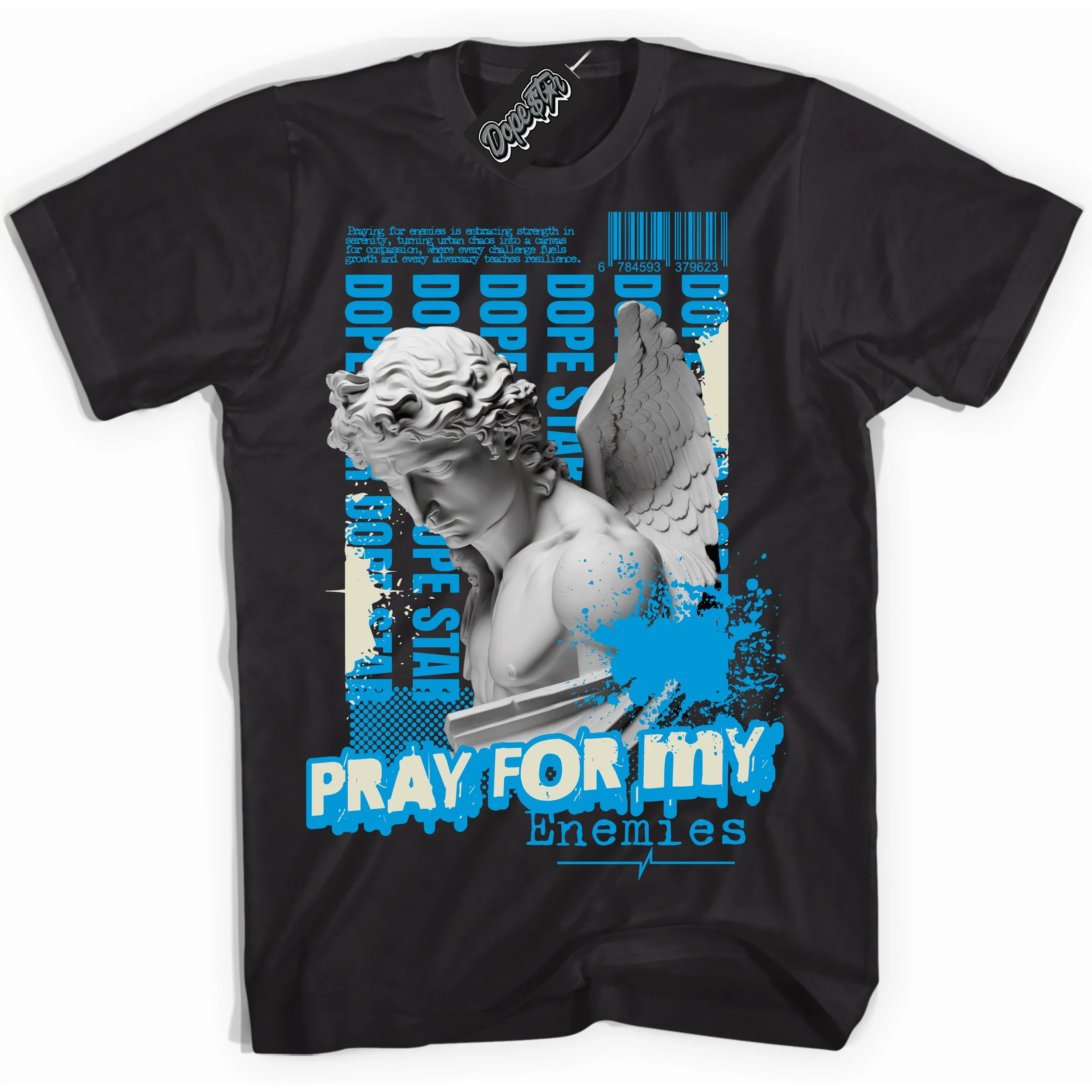 Next Nature Light Khaki Star Blue Dunk Sneaker Shirt Pray Enemies Graphic