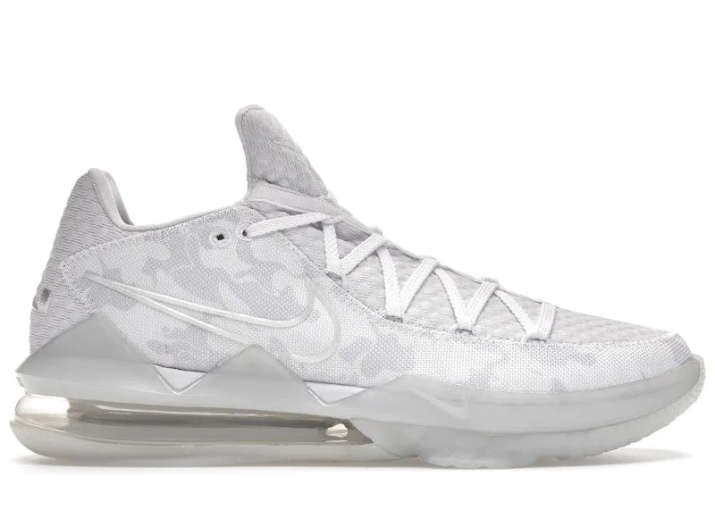 Nike LeBron 17 Low White Camo