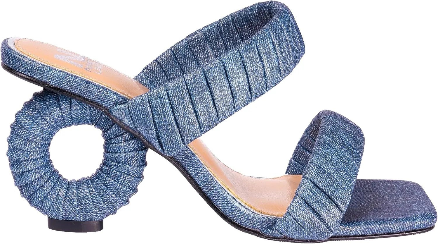 Ninety Union Ash Pleaded Straps Donut Heel Slide