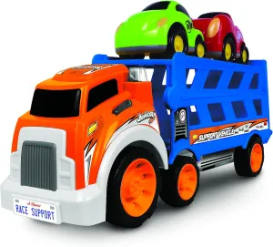NKOK Junior Racers Free Wheel 2-in-1 Slide Transporter w/ 2 Vehicles