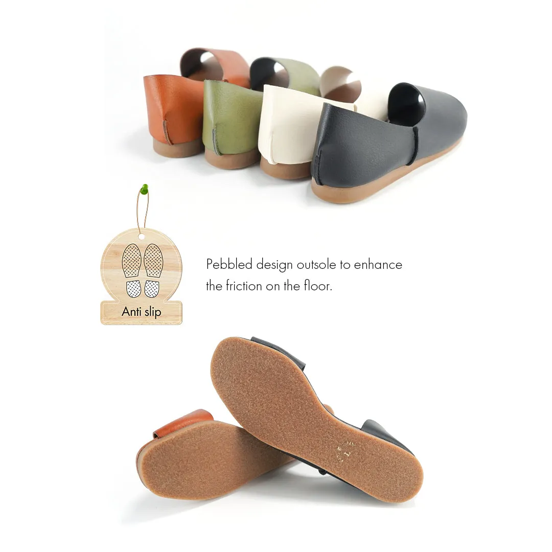 No.3702 Open Toe Flat Shoes