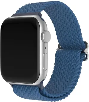 Nylon Elastic Single Loop Watch Band for Watch Series 38mm 42mm for iWatch Series 1-9 SE Ultra Adjustable Replacement Strap