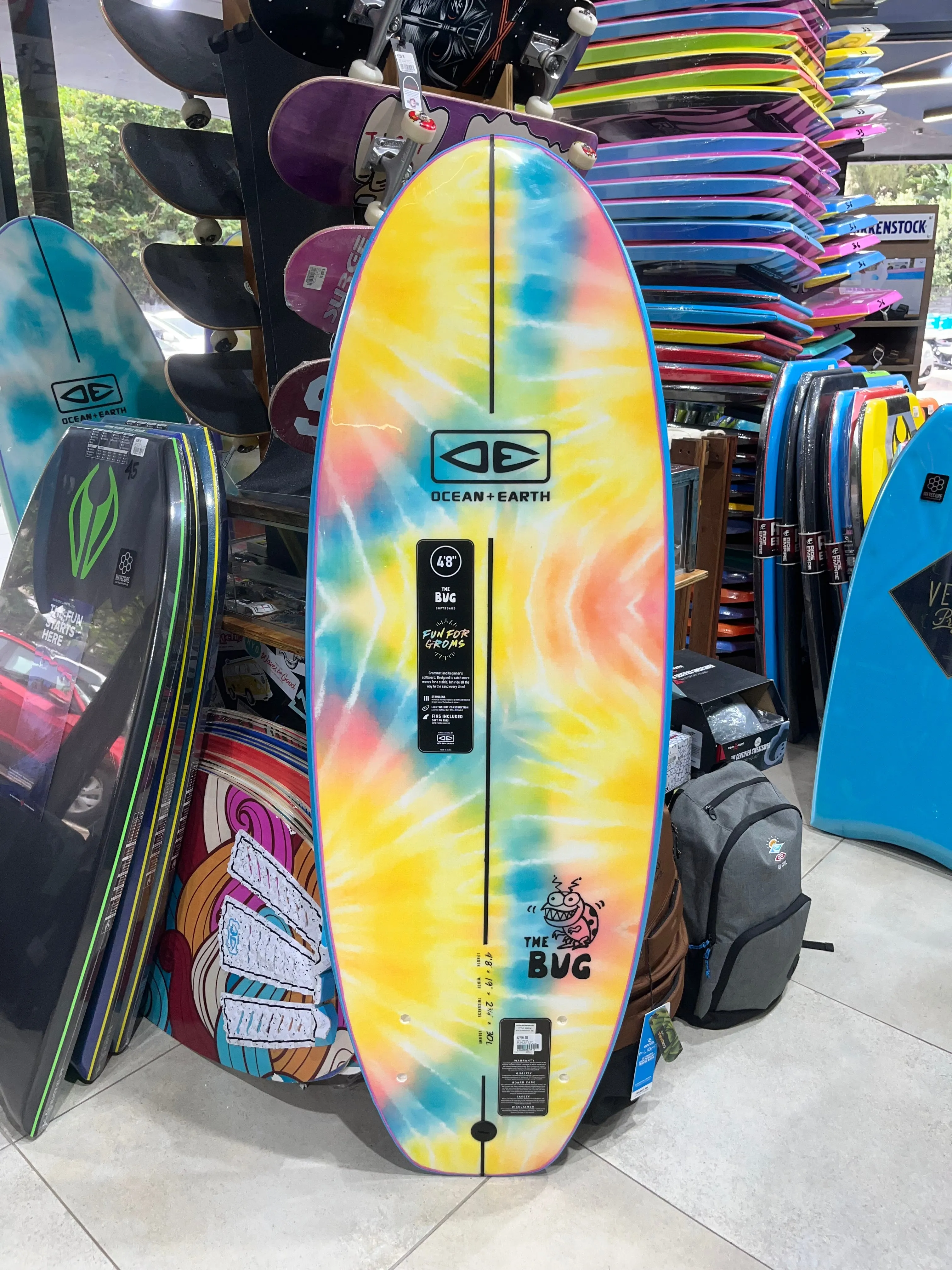 Ocean & Earth Bug Soft Top Surfboard 4' 8"