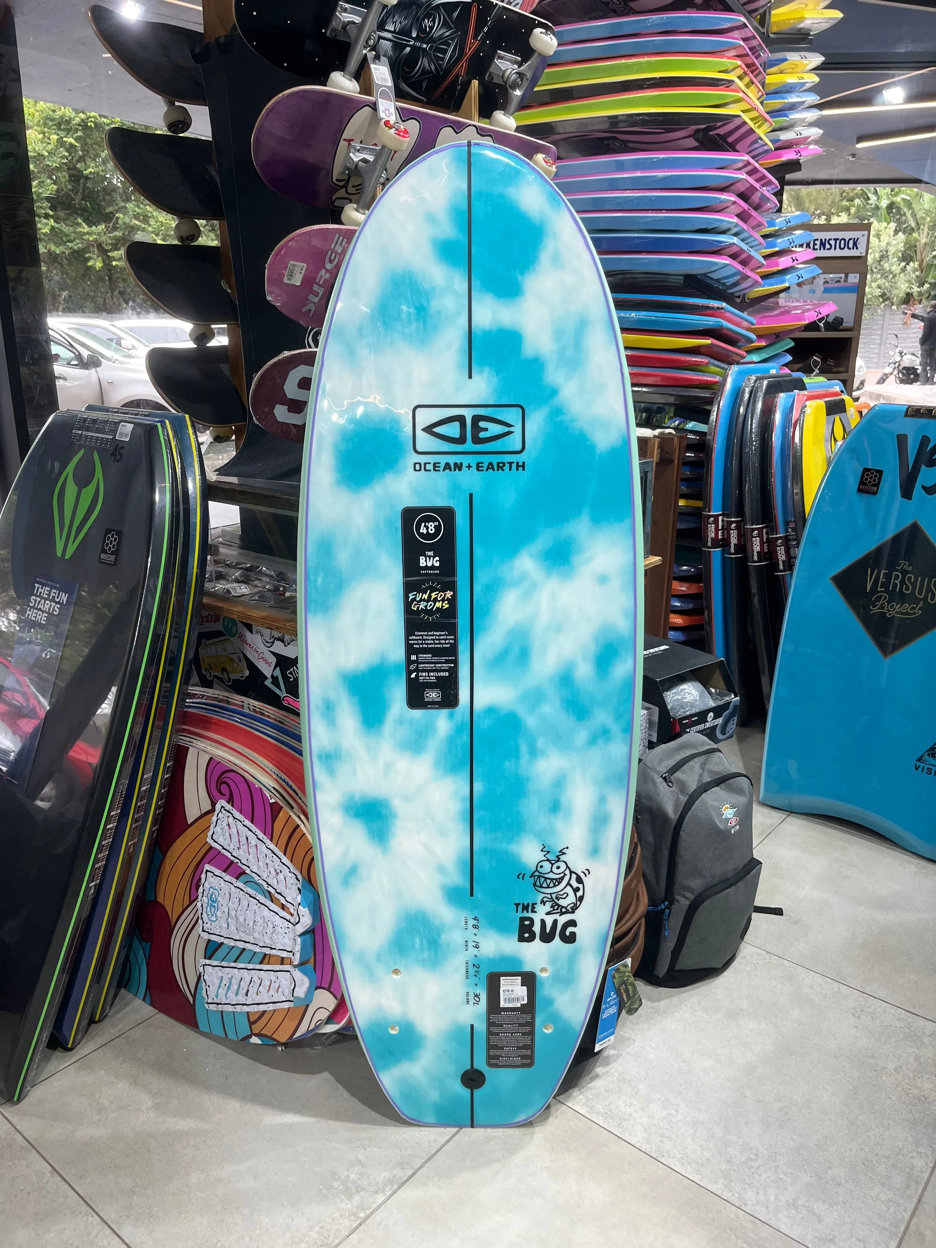 Ocean & Earth Bug Soft Top Surfboard 4' 8"