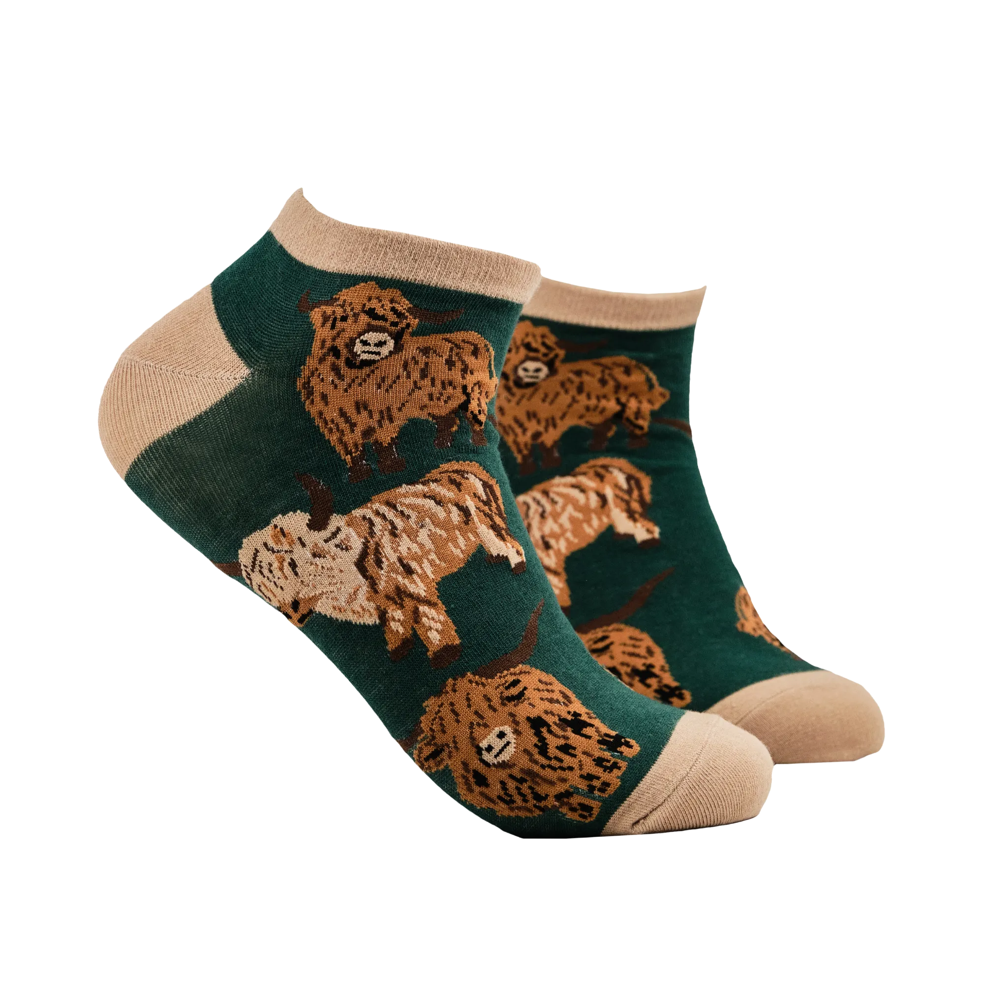 Och Aye the Moo! Trainer Socks