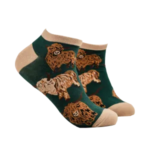 Och Aye the Moo! Trainer Socks