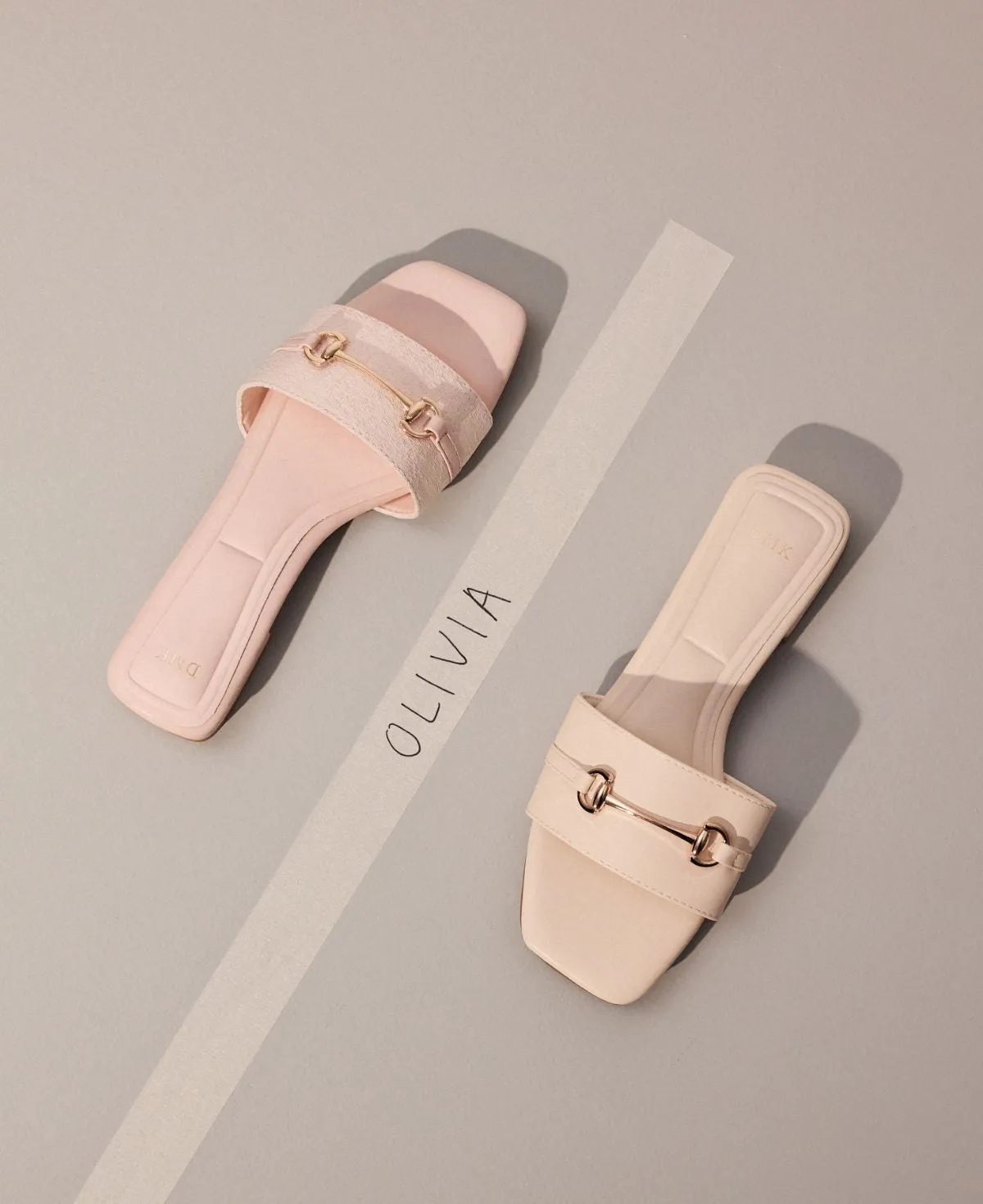 Olivia Flat Sandals - Pink