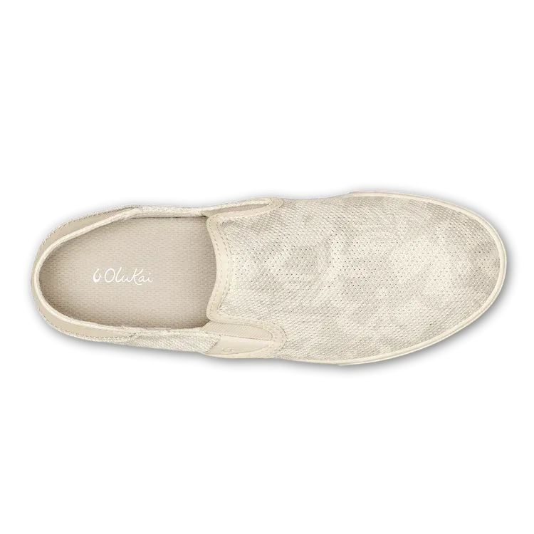 Olukai - Pehuea Women’s Breathable Slip-On Shoes - Puka/White