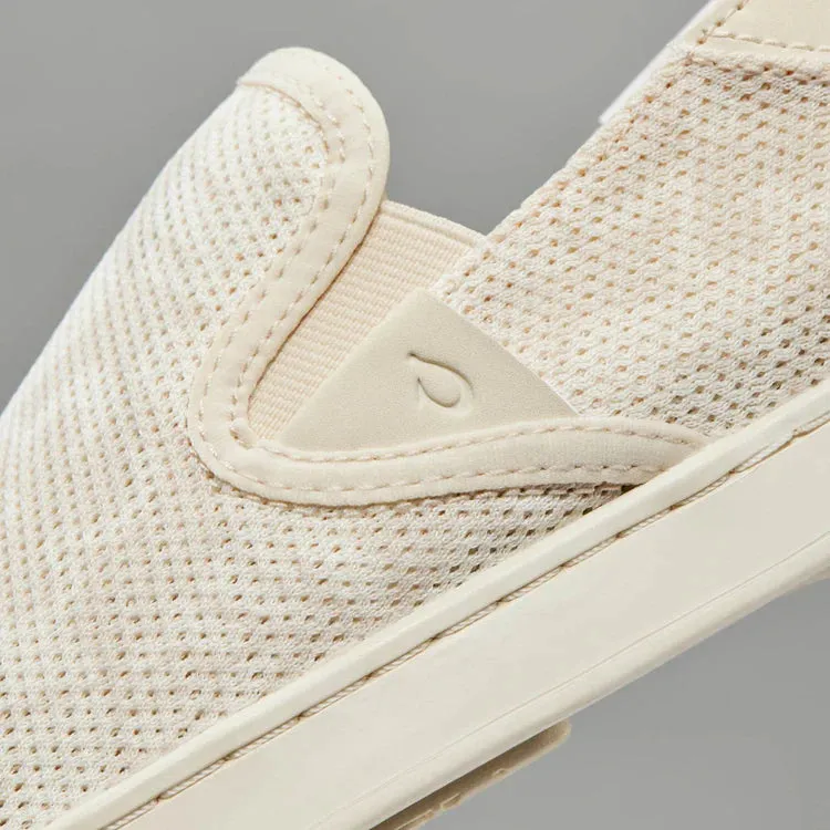 Olukai - Pehuea Women’s Breathable Slip-On Shoes - Puka/White