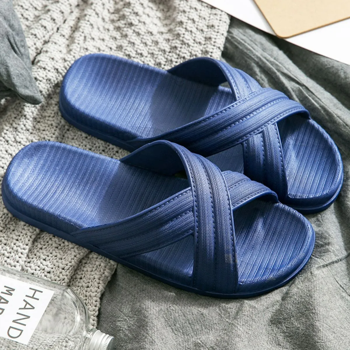 Open Toe Platform Slippers