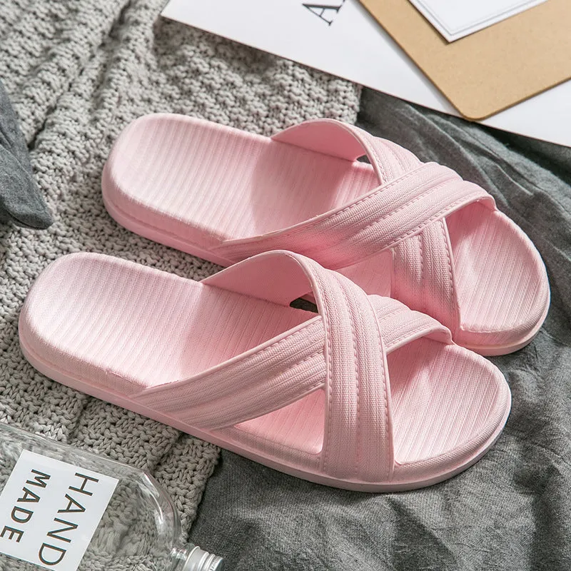 Open Toe Platform Slippers