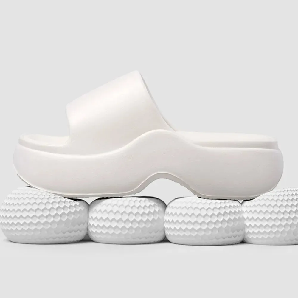 Open Toe Platform Slippers