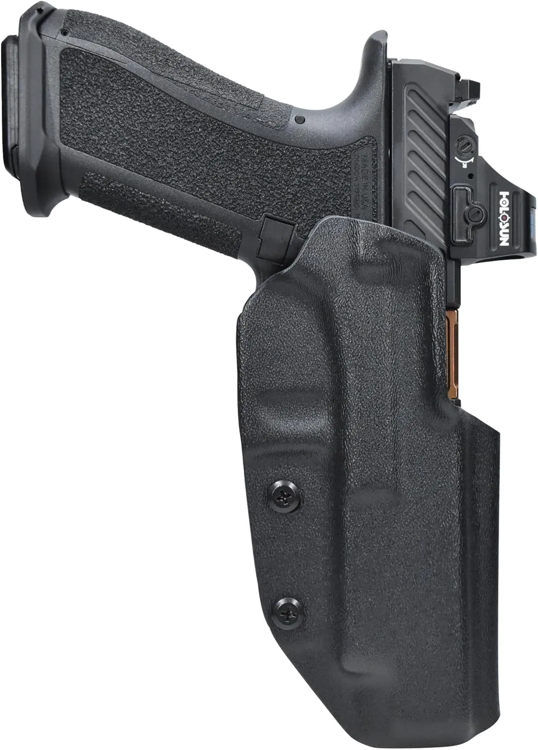 OWB Classic Clip-On Holster Fits Shadow Systems DR920L Elite Outside The Waistband Carry Gun Holster Kydex American Made Durable Lightweight Carry Gear