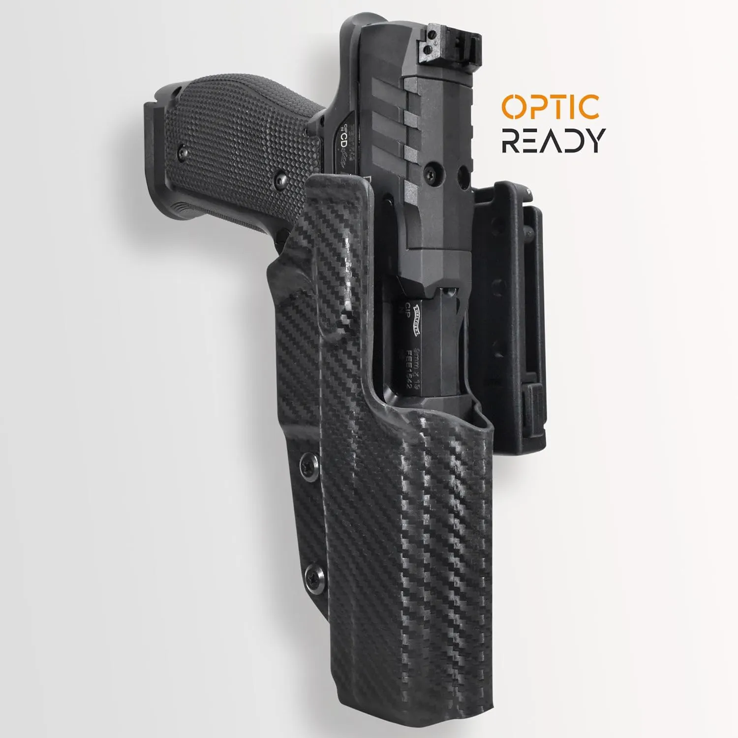 OWB Classic Clip-On Holster Fits Shadow Systems DR920L Elite Outside The Waistband Carry Gun Holster Kydex American Made Durable Lightweight Carry Gear