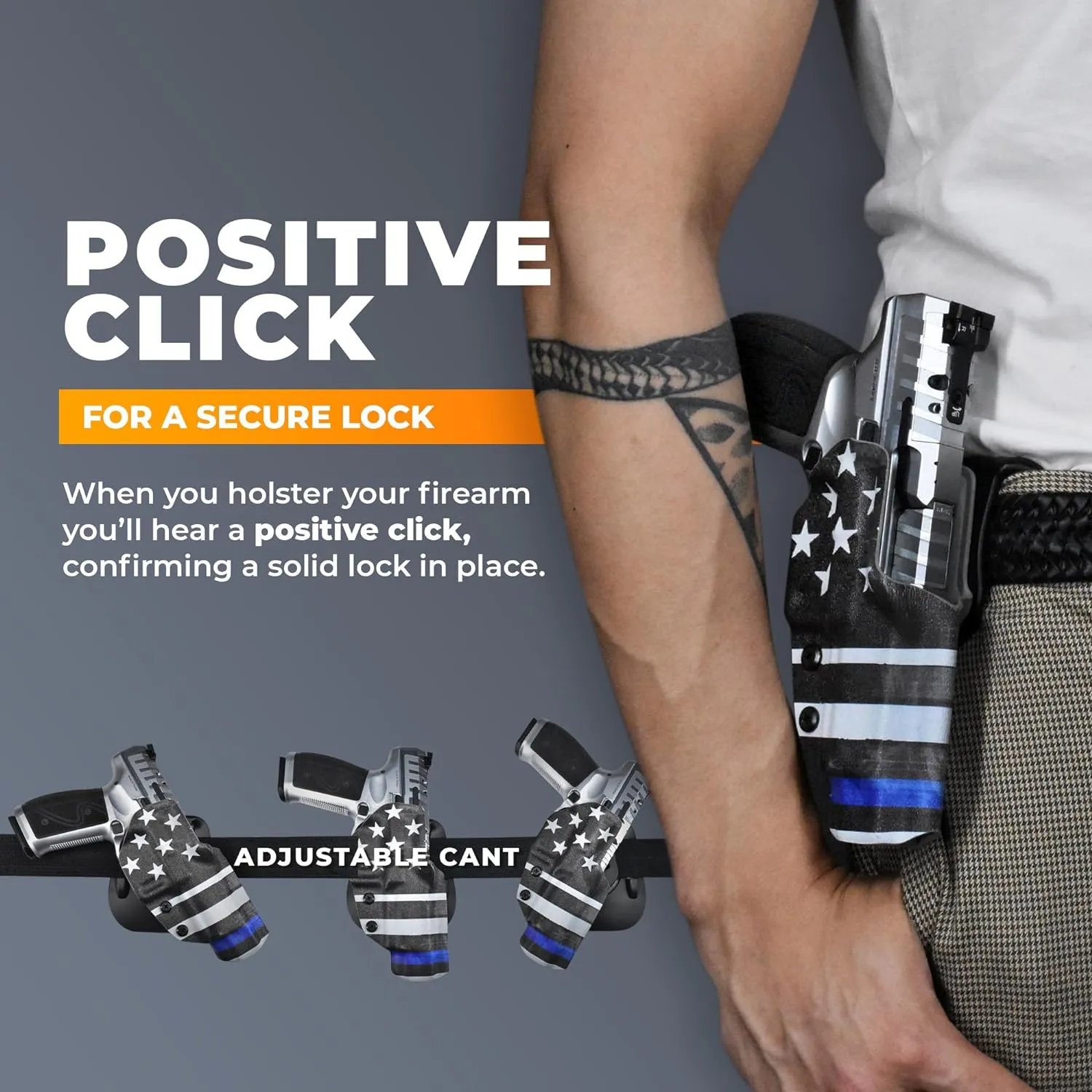 OWB Paddle Holster - Outside The Waistband fits Shadow Systems CR920 Combat