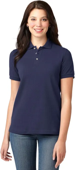 Port Authority Ladies Heavyweight Cotton Pique Polo
