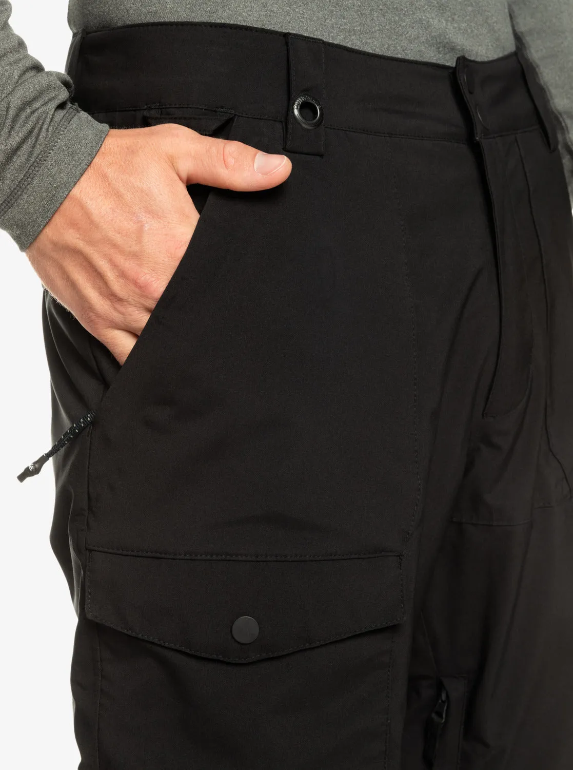 Quiksilver Utility Shell Snow Pants 2024 - True Black