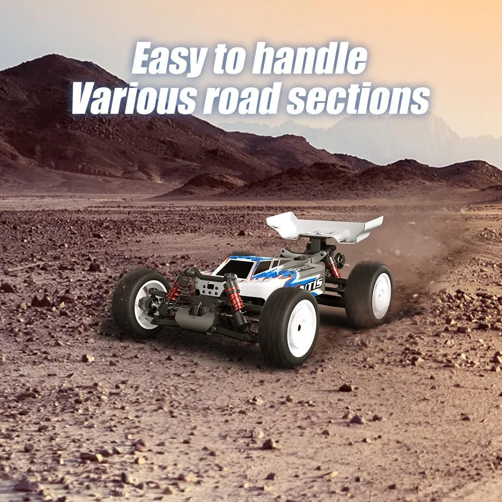 Rc Cars 1:16 All Terrain RC Car for Adults, 4WD Off-Road RC Truck High Speed Fast 50  KPH, 4x4 Waterproof RC Truck for Snow,Sand & Mud - Red/3 Battery
