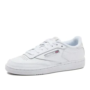 Reebok Women's Club C 85 Sneaker, White/Light Grey, 8.5