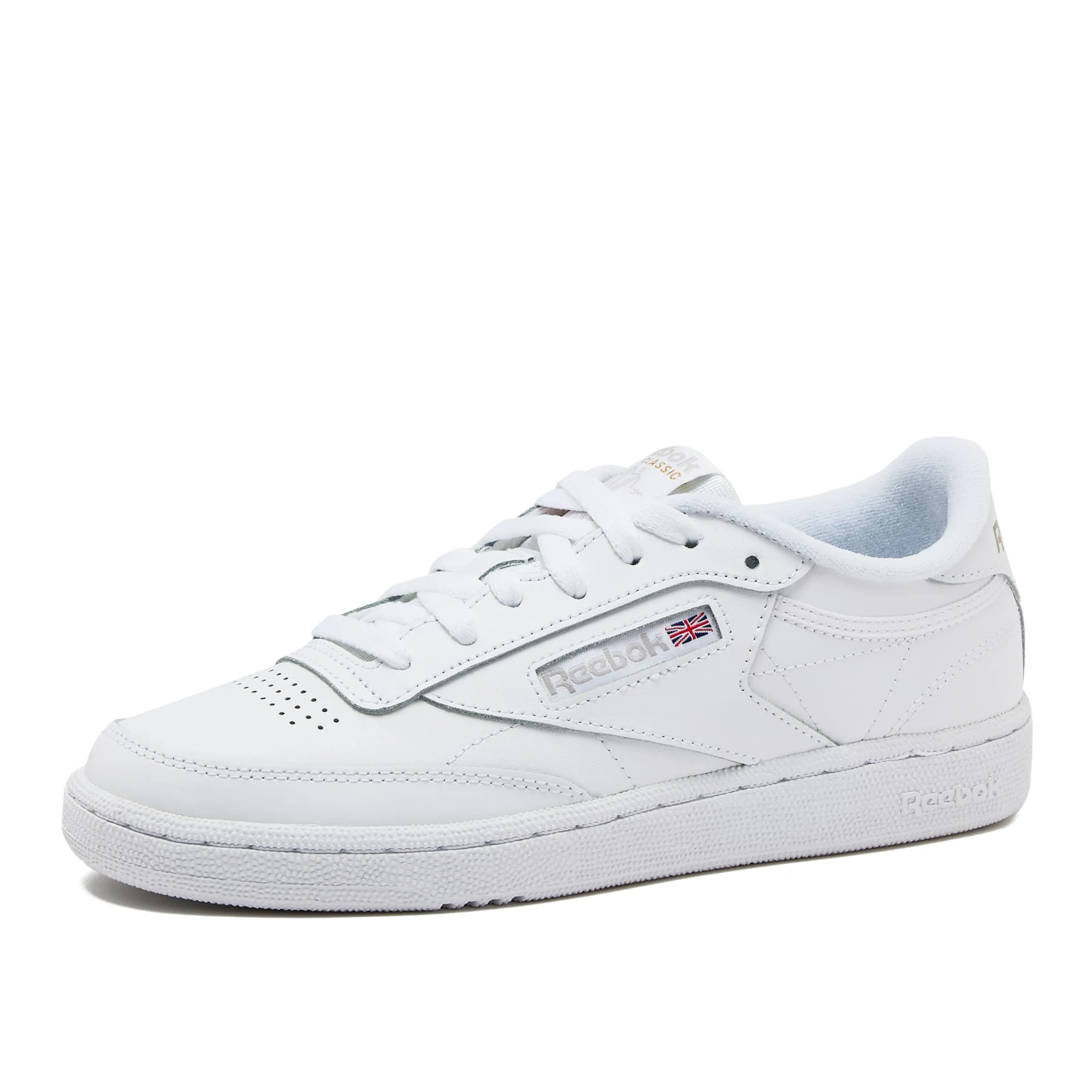 Reebok Women's Club C 85 Sneaker, White/Light Grey, 8.5