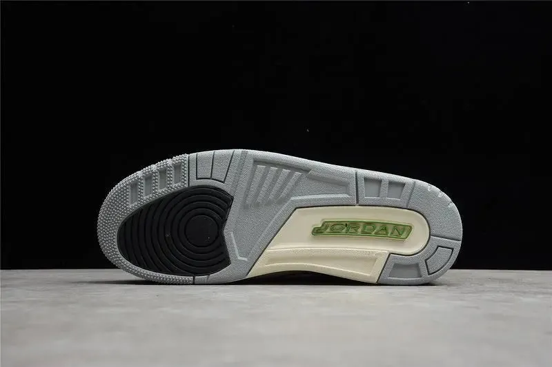 RETRO AIR LIGHT GREY/CHLOROPHYLL/BLACK-WHITE-SAIL SMOKE Advanced technology 3 CHLOROPHYLL Premium-grade JORDAN